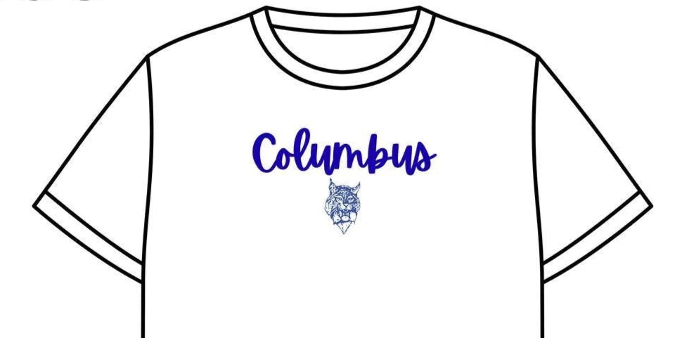 CJ3-Columbus Blue letters