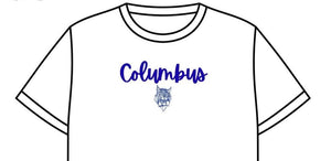 CJ3-Columbus Blue letters