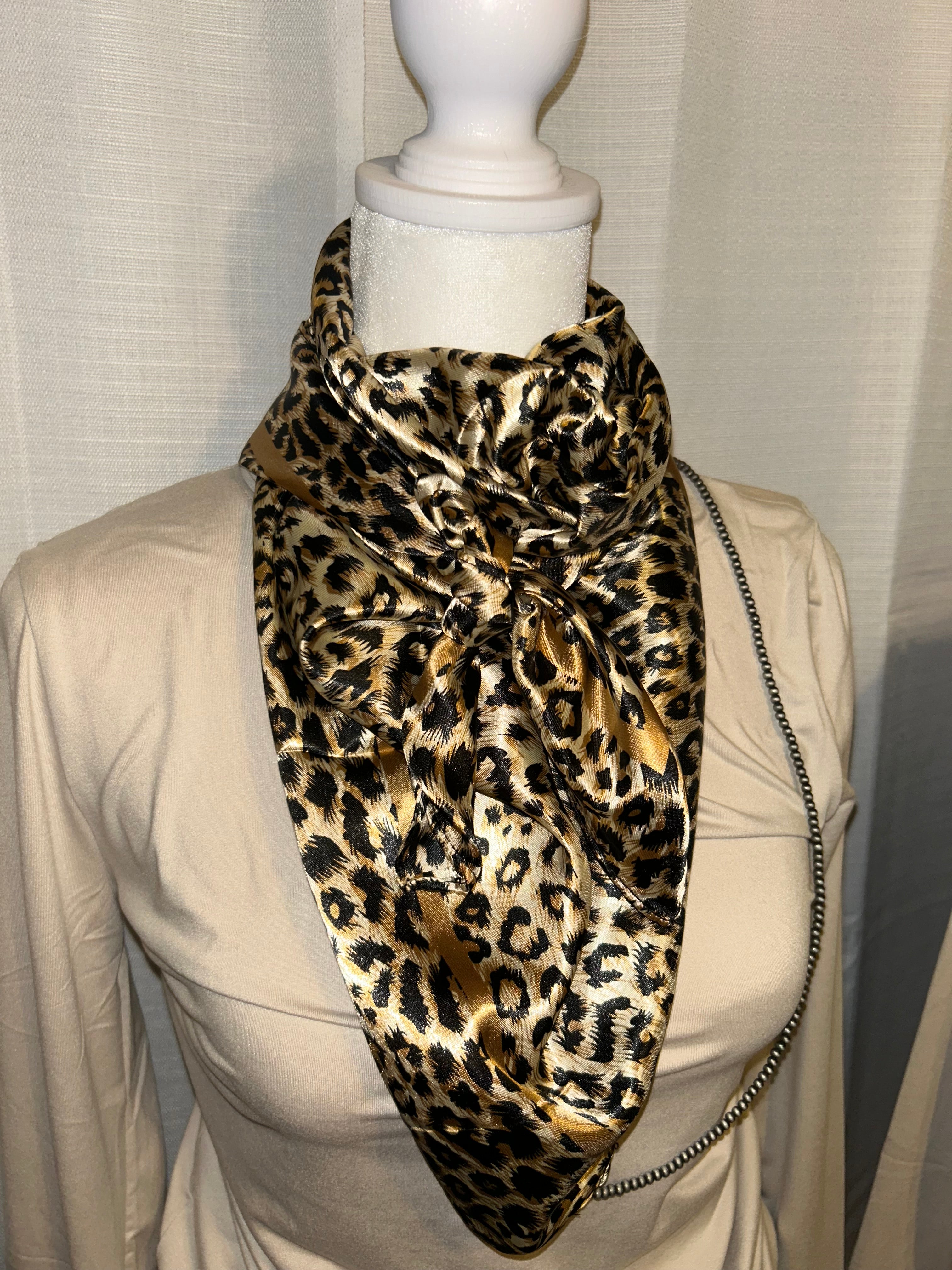 Leopard Wild Rag/ Scarf