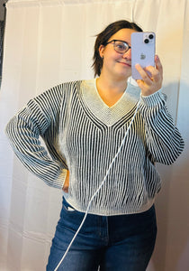 Striped Casual Sweater