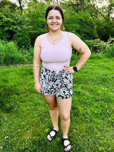 Floral Printed Shorts with pockets