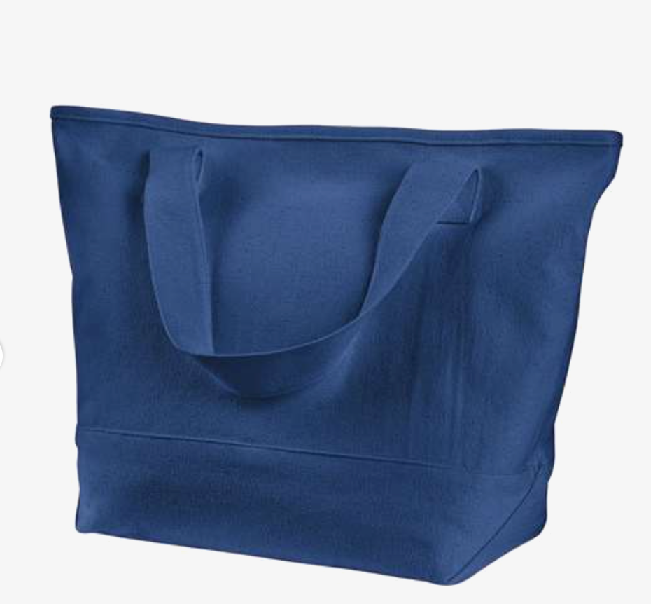 BAGedge Customizable Tote Bag with zipper