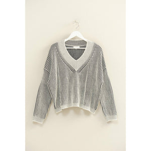 Striped Casual Sweater