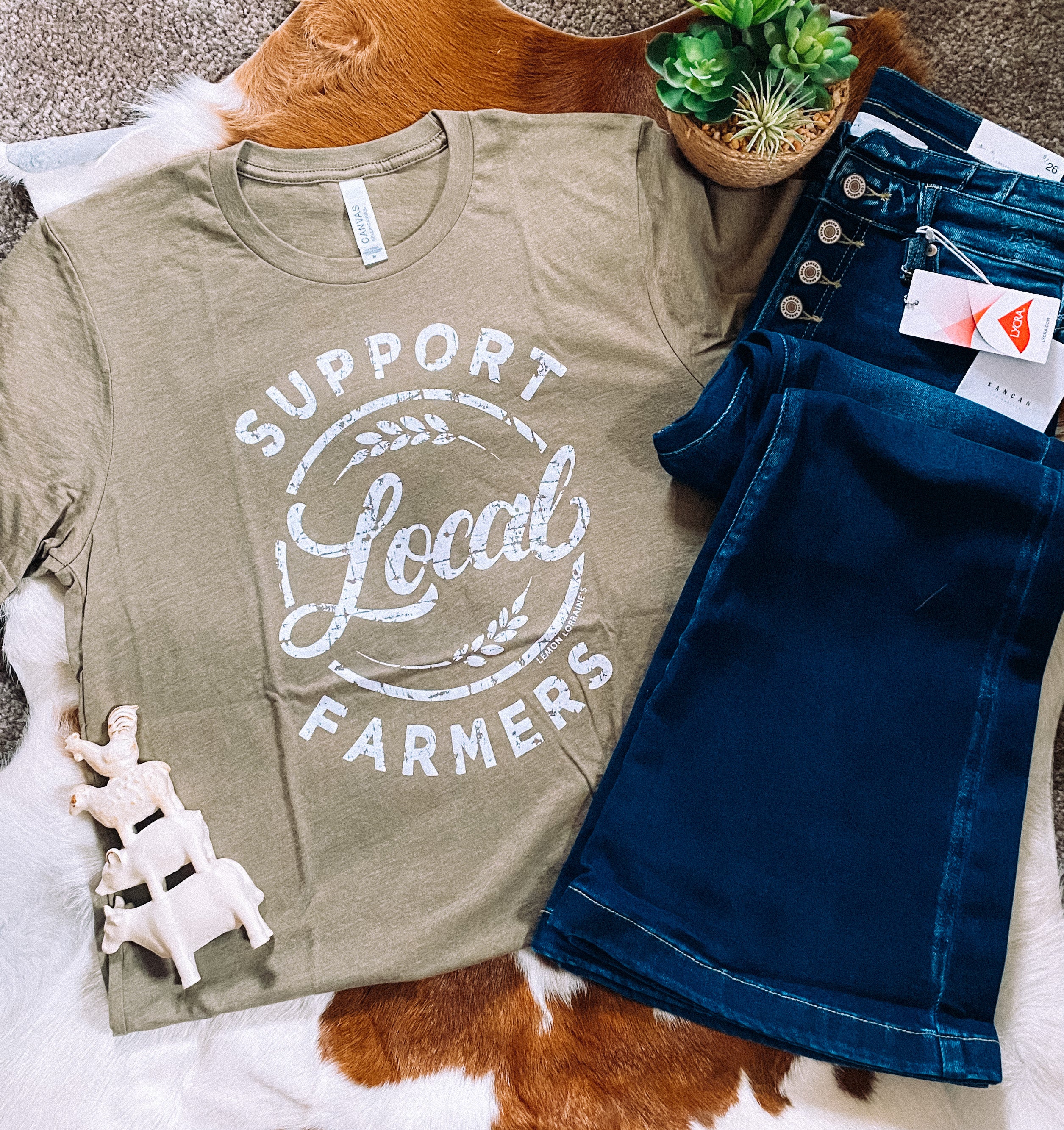 Support Local Farmers- Olive