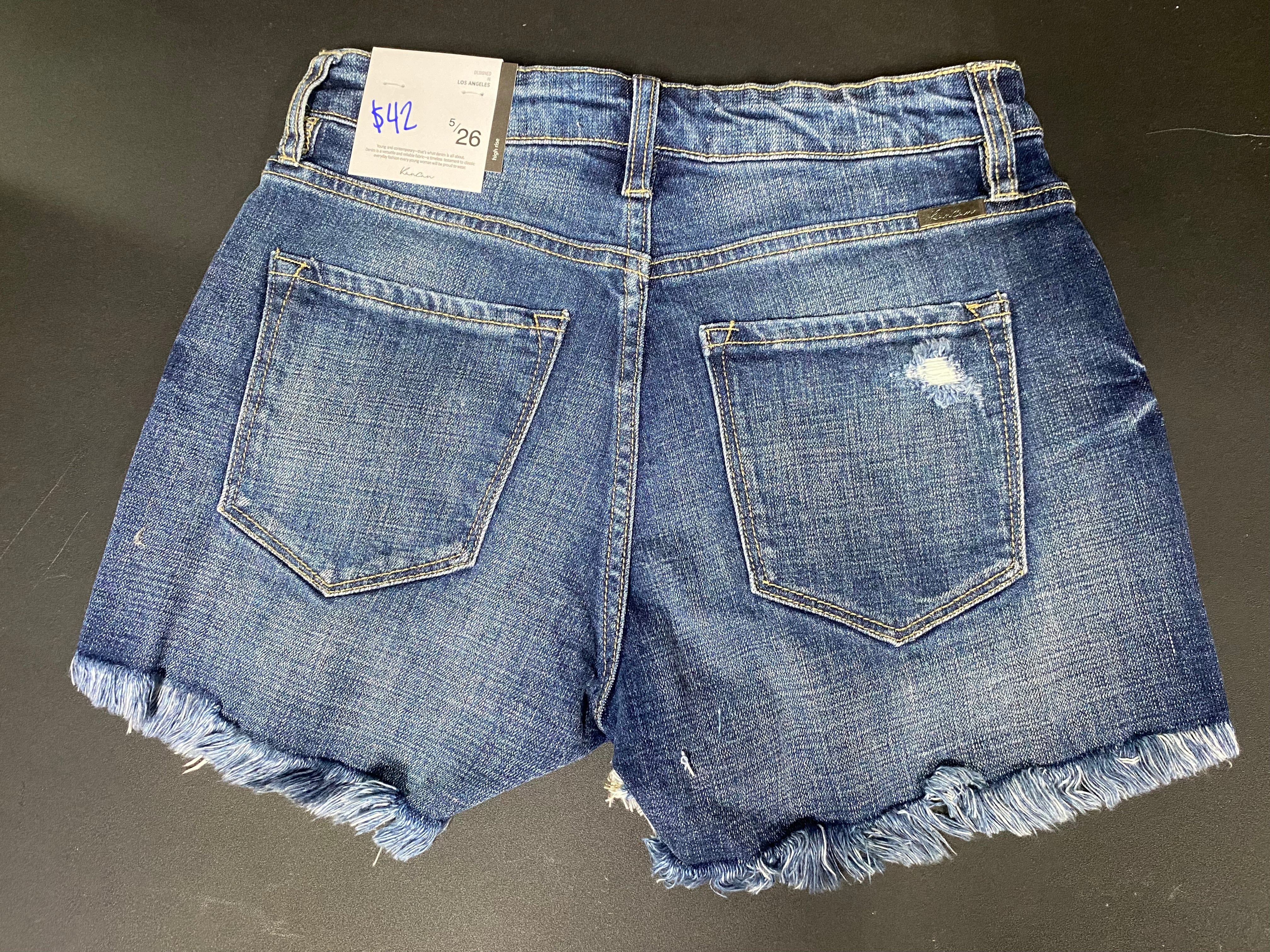 Kan Can High Rise Dark Mom Short